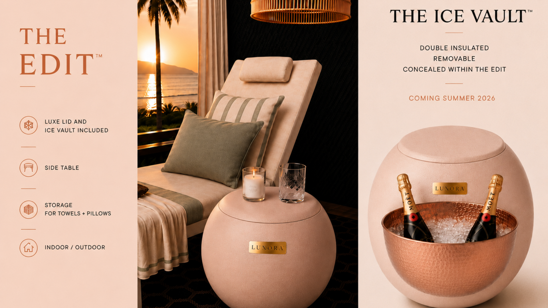 新切りバラluxor The Signature™ Luxury Fiberglass Planter + Hidden Umbrella Base